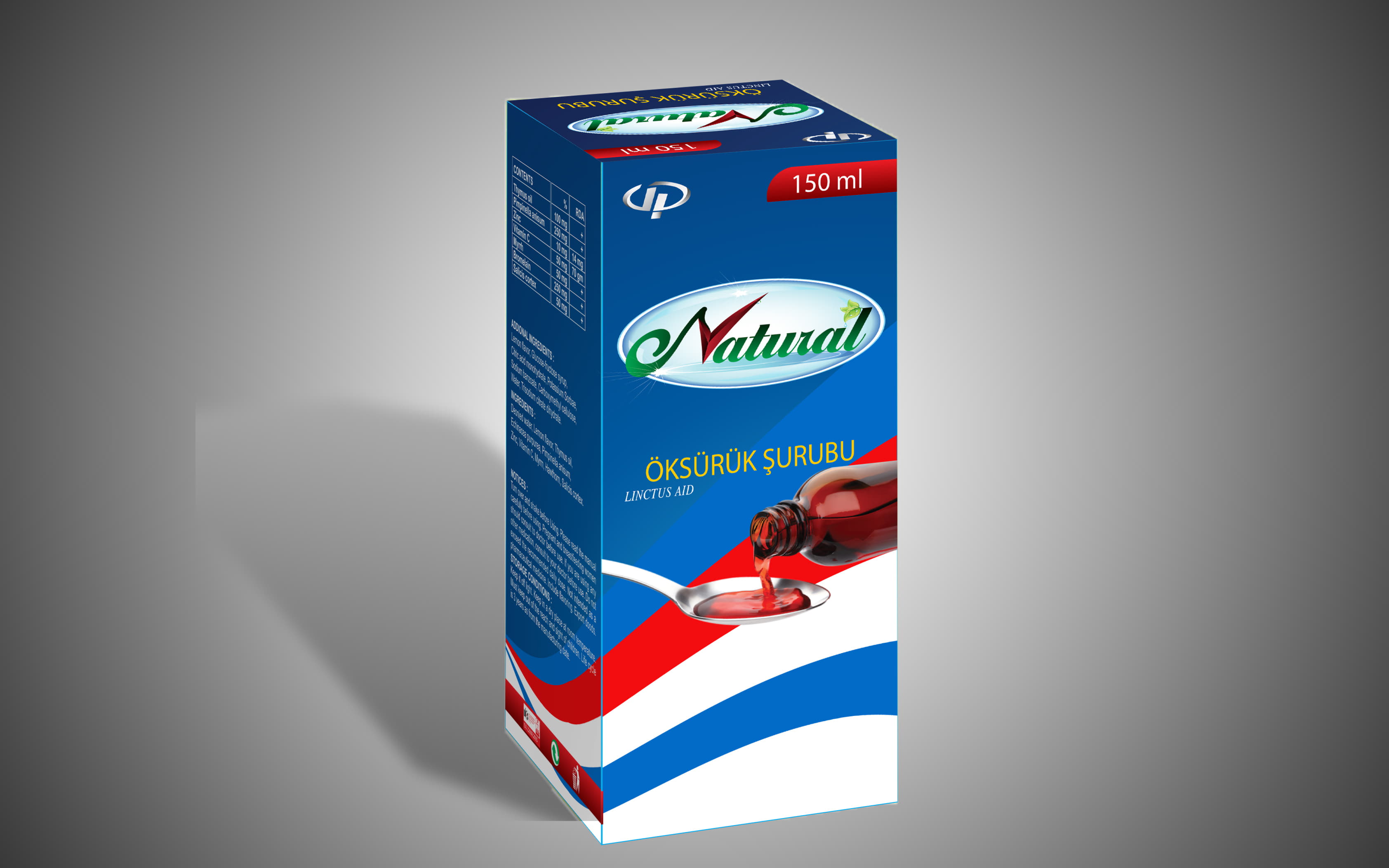 NATURAL ÖKSÜRÜK ŞURUBU 150 ML Ürünler Universe Pharma